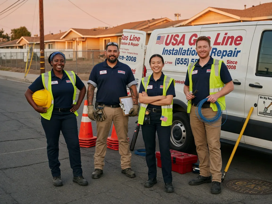 Gas Line Installation company in Vidal, CA